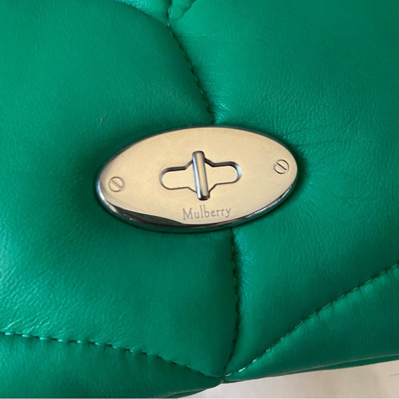 NWT Mulberry Softie Phone Bag Green - Picture 5 of 11